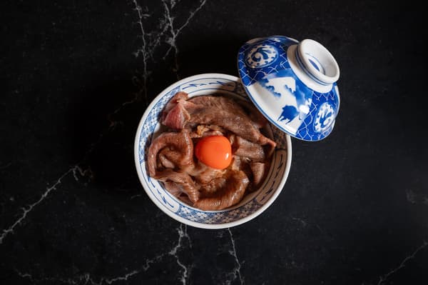 常陸牛肉丼套餐