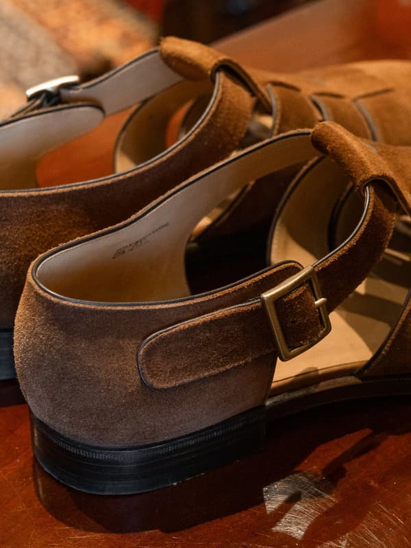 Gurkha sandal construction detail