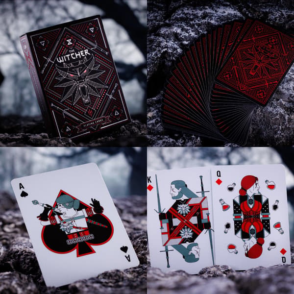 Baraja de cartas de The Witcher (Edición Roja)