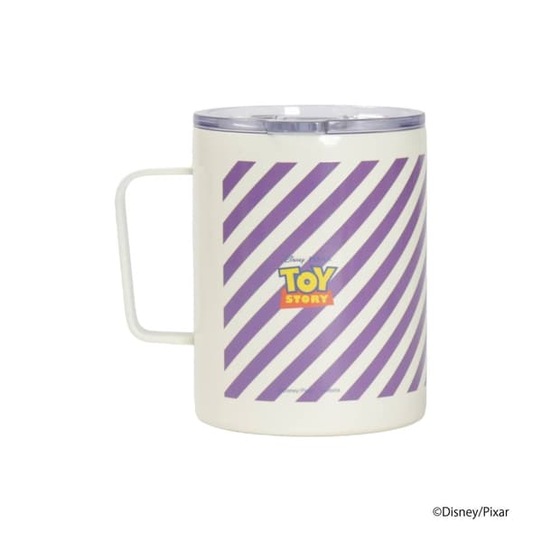 Taza de acero inoxidable con diseño de Buzz Lightyear, vista trasera