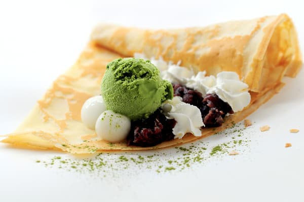 抹茶白玉红豆芭菲