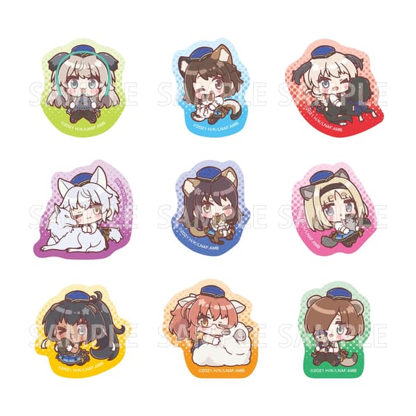 Pegatinas escamosas de Luminous Witches ver. Mini Personaje