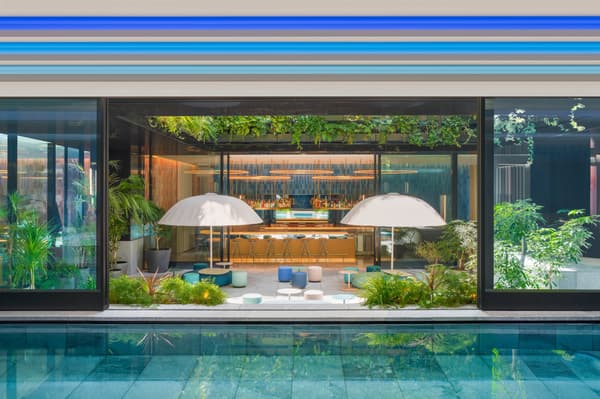 W Osaka Summer Frozen Escape poolside dishes