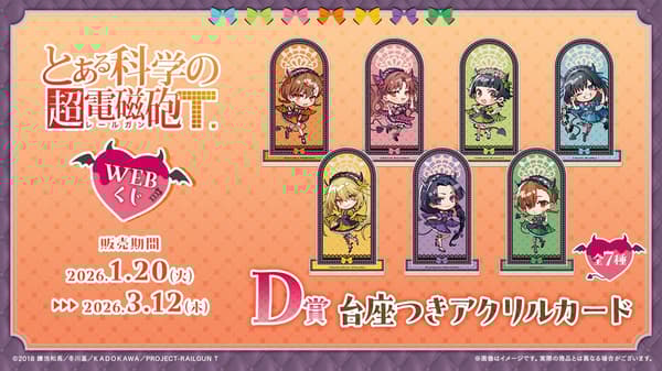 某科学的超电磁炮亚克力卡片