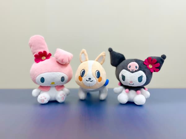 CHIBA CORGI × My Melody & Kuromi 毛绒玩具套装