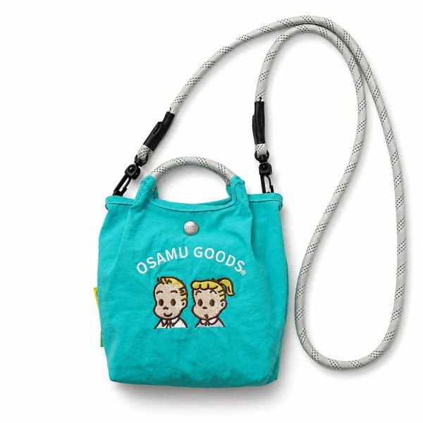 Bolso 2 en 1 azul verdoso