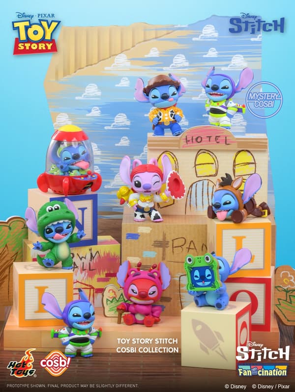 Cosbi Stitch Toy Story trading figures