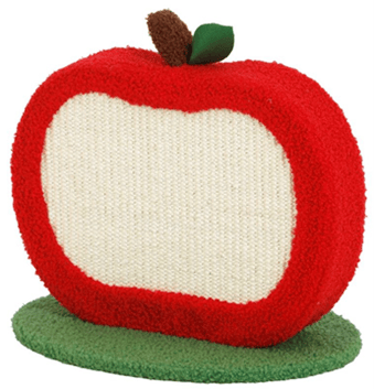 猫抓板苹果和橙子