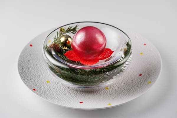 Postre del menú de cena