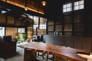 The dining area, a relaxed space for cooking and eating