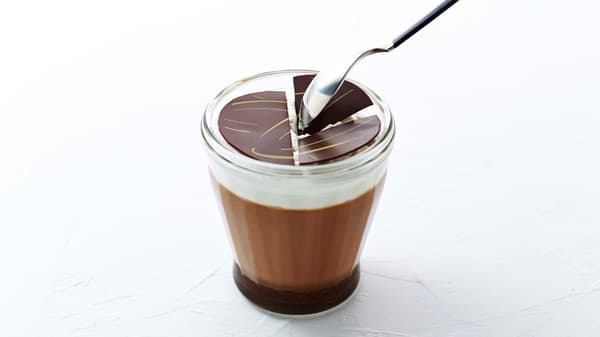 浓郁高级巧克力布丁