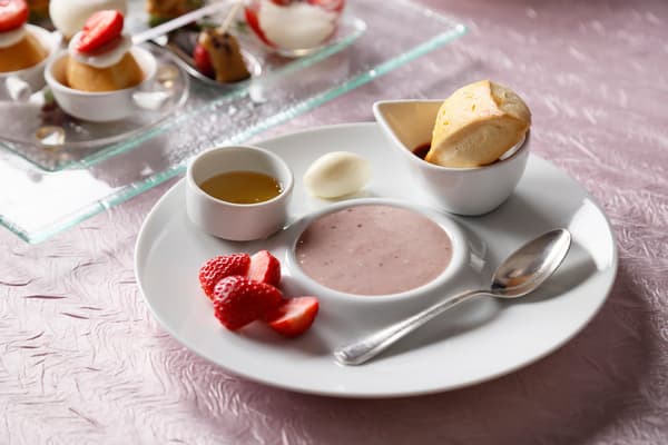 Welcome sweets — Summer Strawberry Açaí Bowl and Whole-Wheat Scone