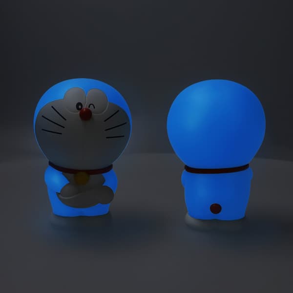Doraemon Future Department Store EXCLUSIVE Glow-in-the-Dark Soft Vinyl Figure Doraemon glowing in the dark