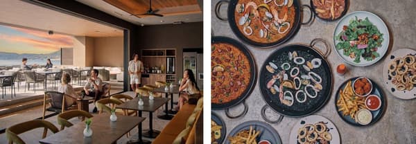 Restaurant dish presentation