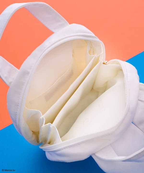 Miffy Pouch with Handle (Ivory), inside view