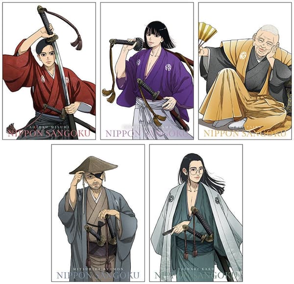 Nippon Sangoku: The Three Nations of the Crimson Sun fair bonus postcard