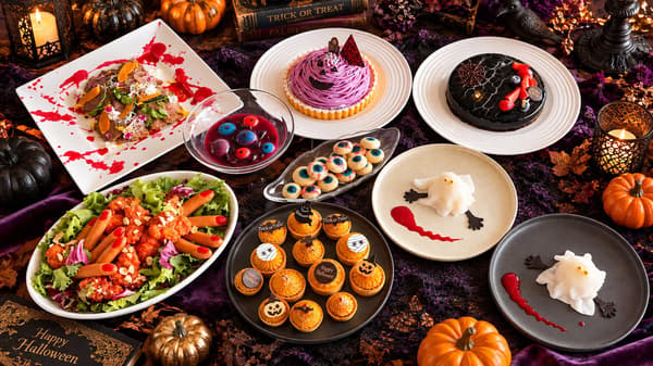 Menú de Halloween en el restaurante bufé SORA