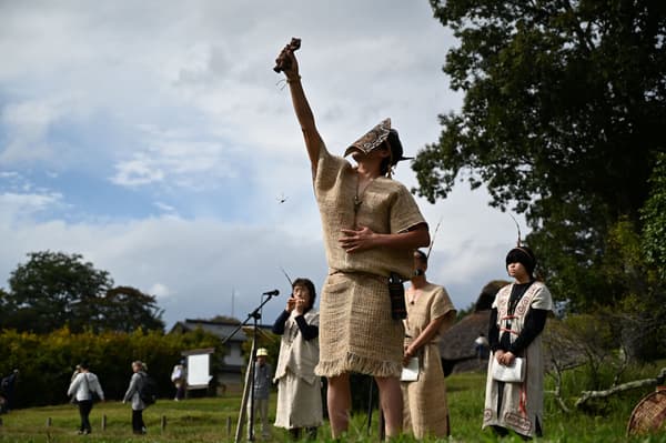 A scene from the re-enactment of a myth