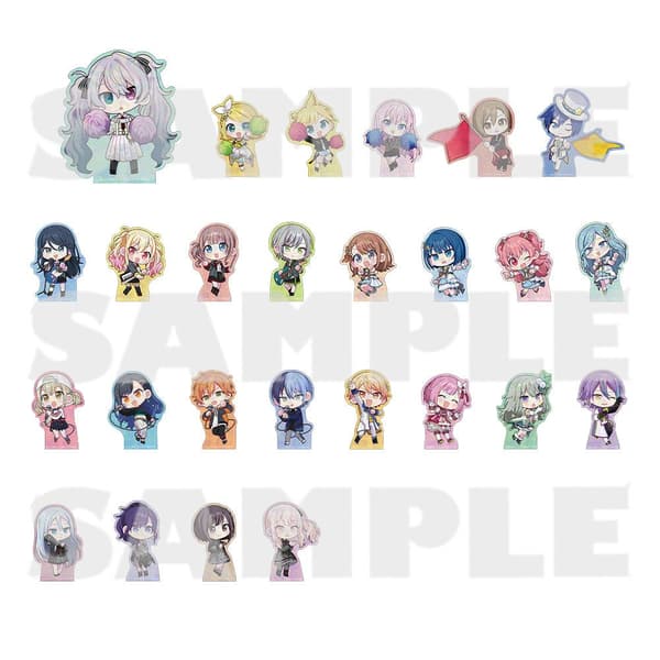 Project SEKAI 6th Anniversary Thanks Festival Mini Character Clear Holographic Sticker