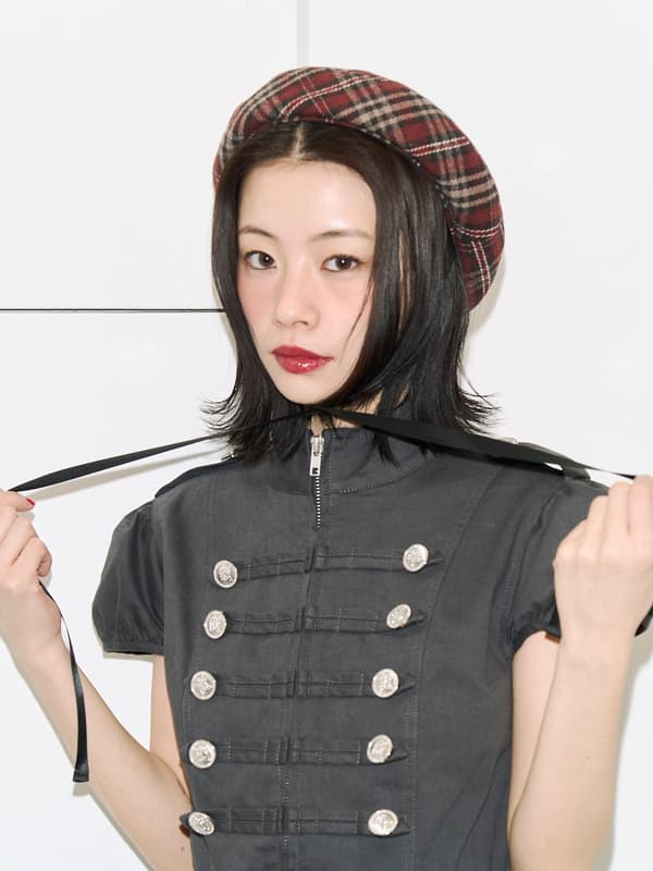 kaorinomori×jouetie 루머 스터드 베레모