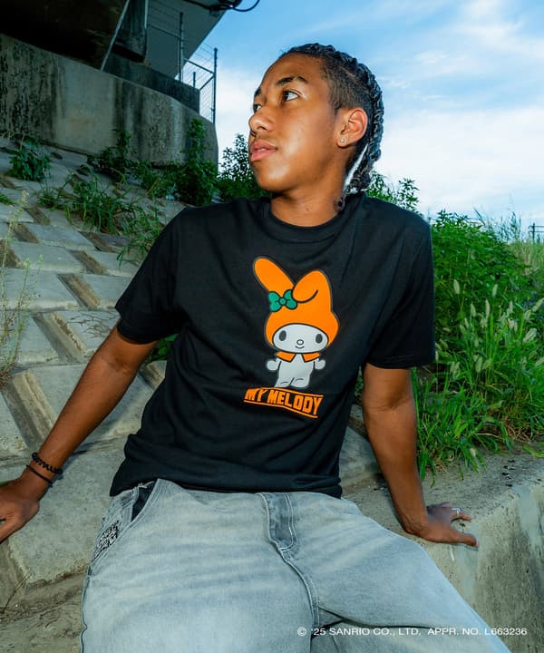 My Melody HG Color Tee Front and Back