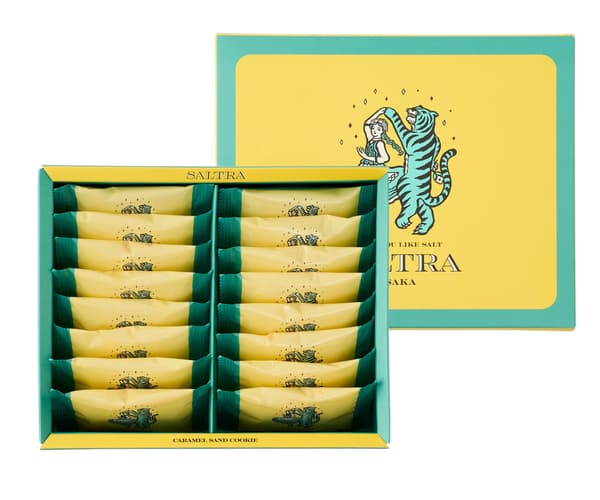 SALTRA Caramel Sand Cookies 16-piece box