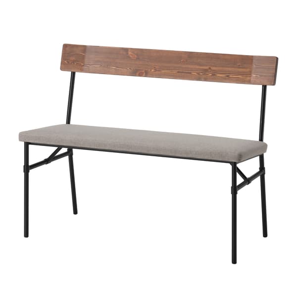 GRÖTÅN Bench with Backrest