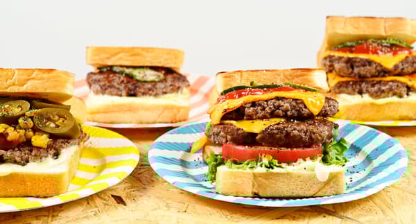 100%全手工方形汉堡