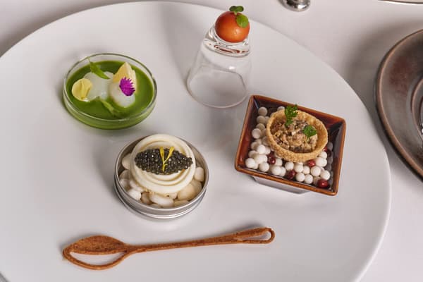 Seasonal appetizer at River Head