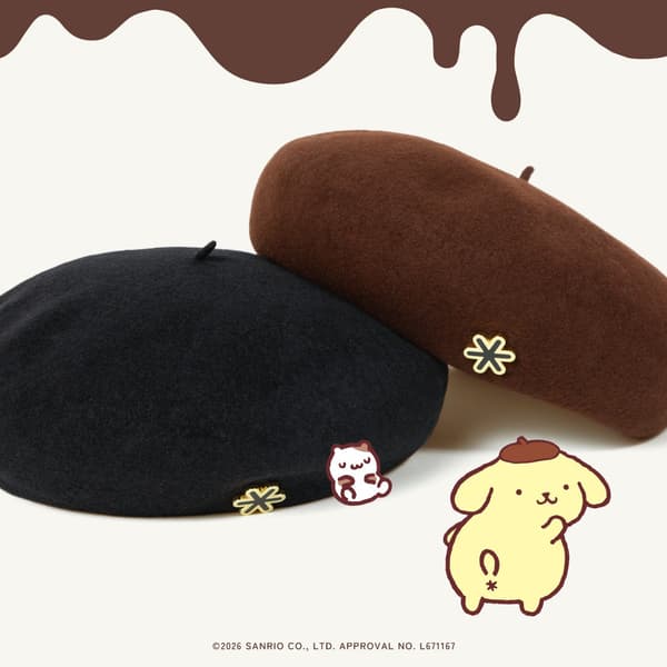 Pompompurin 30th Anniv. × CA4LA Beret