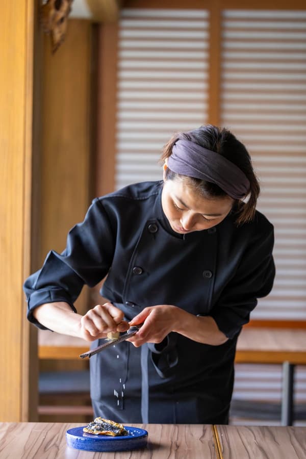 Ai Kimura, executive chef of Itsukiri -Itsukiri-