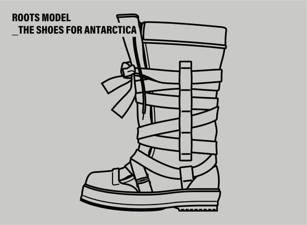 原型鞋款：THE SHOES FOR ANTARCTICA