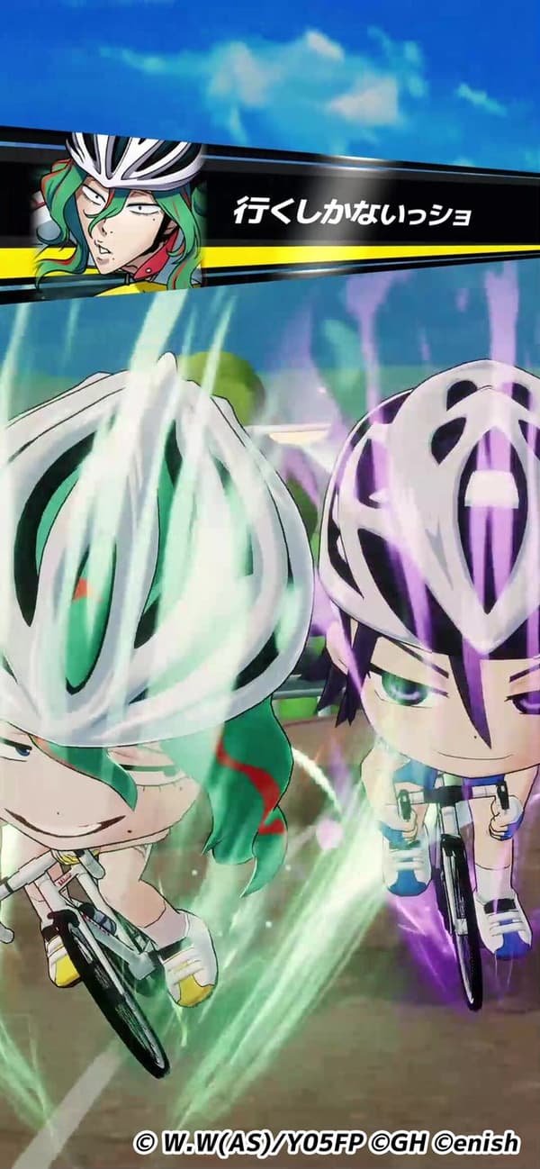 Opening movie scene from Yowamushi Pedal: Resonance Pedaism