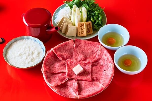 토로로 스키야키 코스 세트