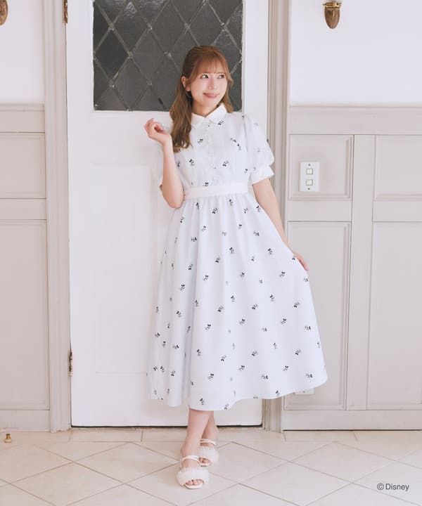 Mickey / Gaun Motif Garis