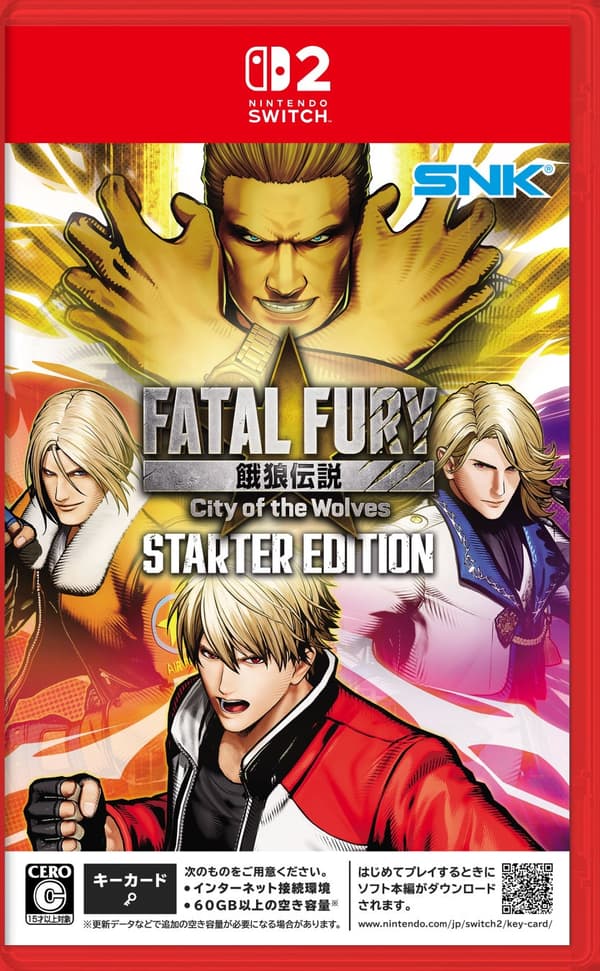 Package of FATAL FURY: City of the Wolves Starter Edition for Nintendo Switch 2