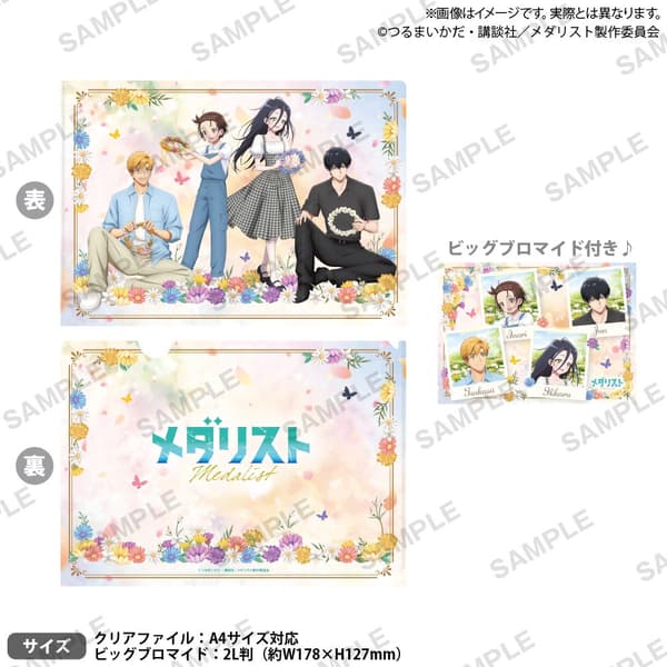 大号照片卡与透明文件夹套装 Flower ver.