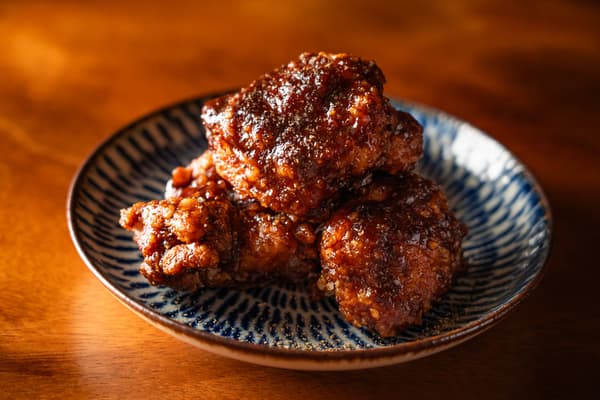 Young chicken karaage in Minorido's special miso marinade