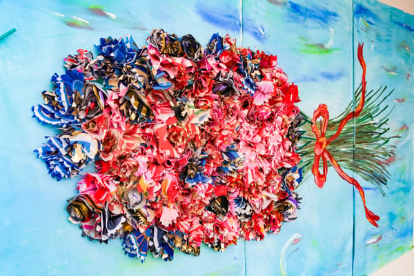 The completed regenerative artwork 