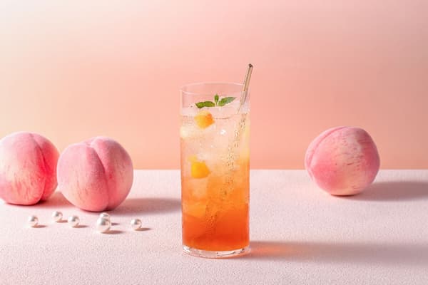 Peach Tea Soda — ¥1,100 (tax included)