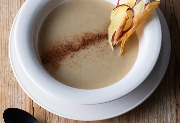 Potaje de batata con aroma a mantequilla
