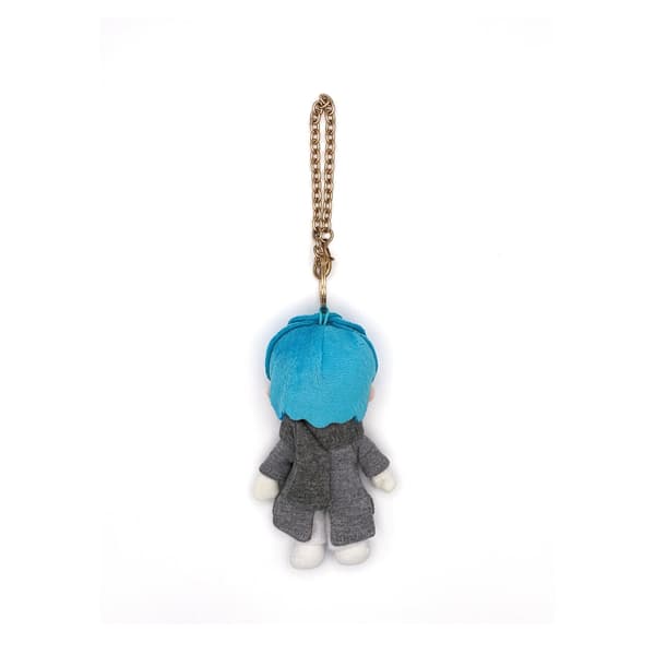 0 plush charm, back view