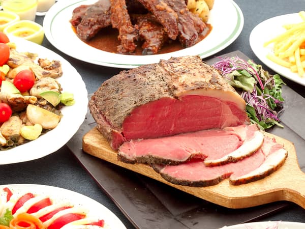 Roast beef is also on the menu