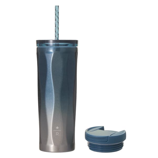 Starbucks Reserve Stainless Steel Cold Cup Tumbler Blue 473 ml