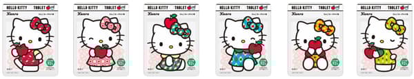 Hello Kitty 錠劑產品陣容