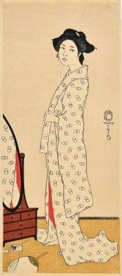 Shin-hanga work on display