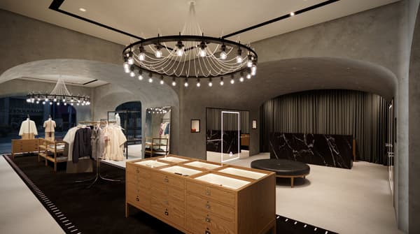 Renderizado de la renovada tienda Drawer Aoyama