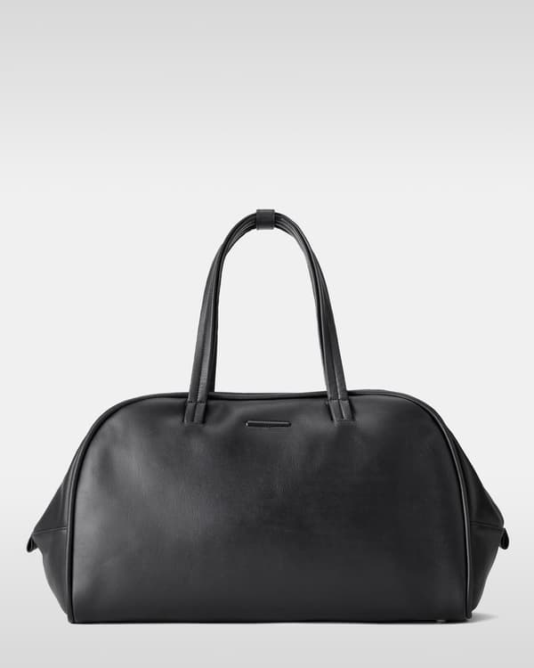Essential Leather Boston Large in Black