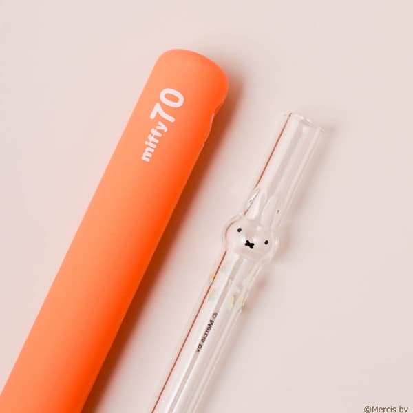 Miffy 70th Anniversary Glass Straw