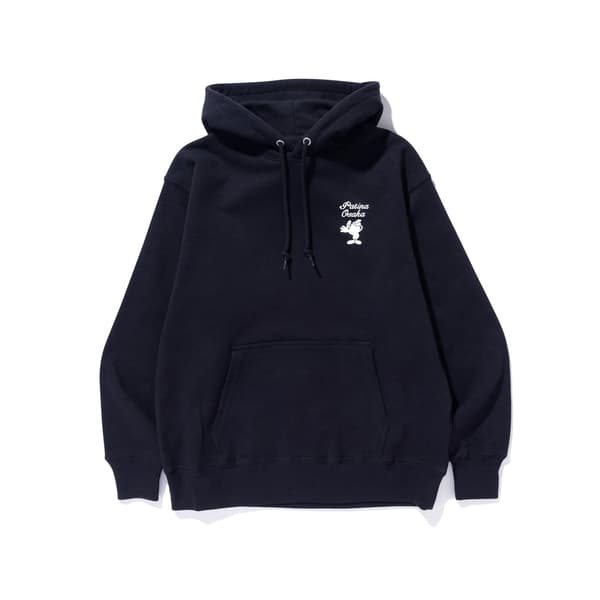 黑色连帽衫正面